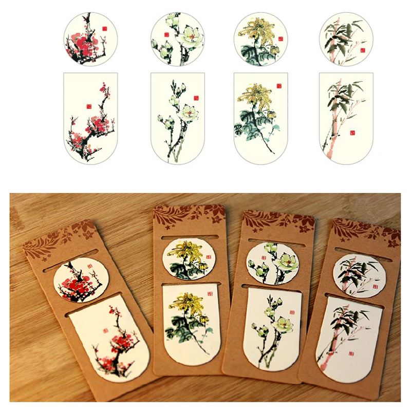 Много функций Прекрасный Изысканный Магнитный Закладка 4 выбор kawaii аксессуары