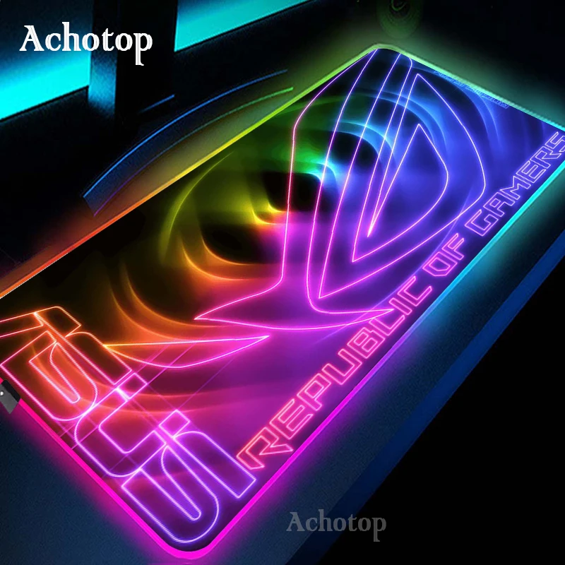 

ASUS ROG Gaming Mouse Pad Computer Mousepad Gamer RGB Large Mouse Pad XXL Mause Carpet Table Pads PC Desk Play Mat with Backlit