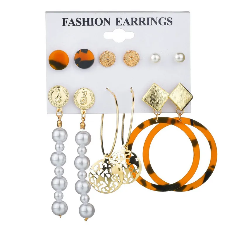 Женские винтажные серьги подвески LETAPI Леопардовый цвет с длинными кисточками