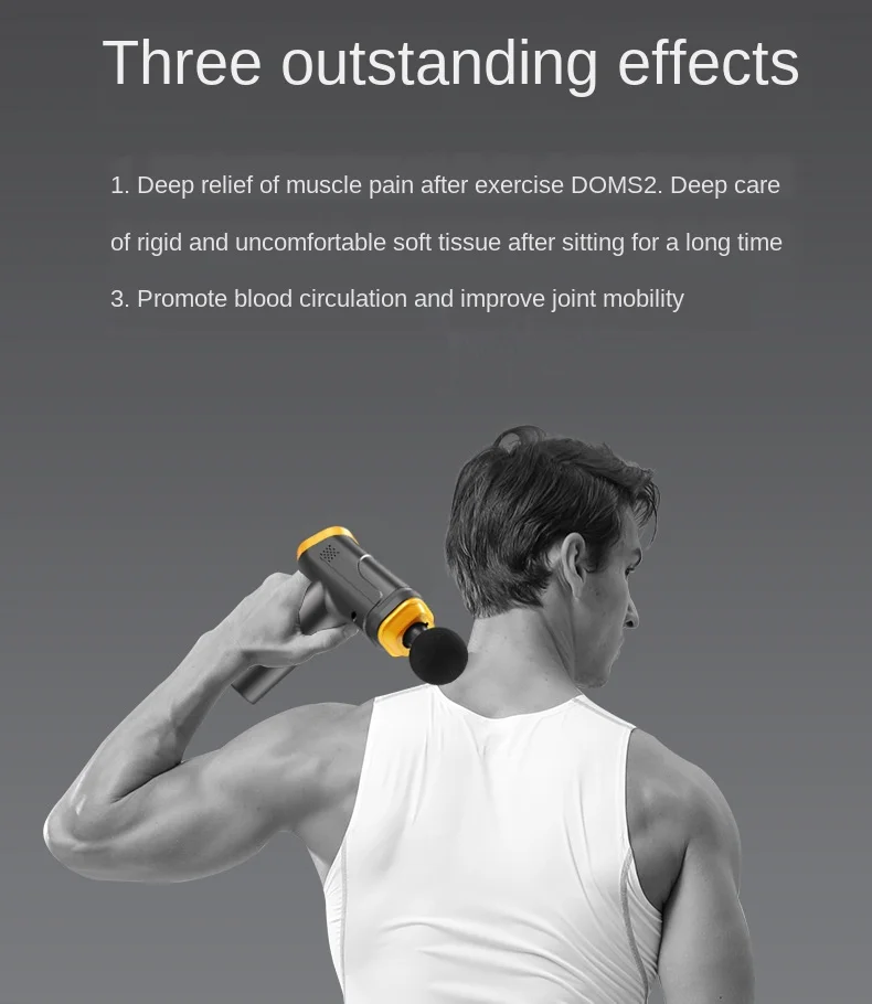 Фасция глубокая ткань мышечный массажный пистолет 6 передач перкуссионный