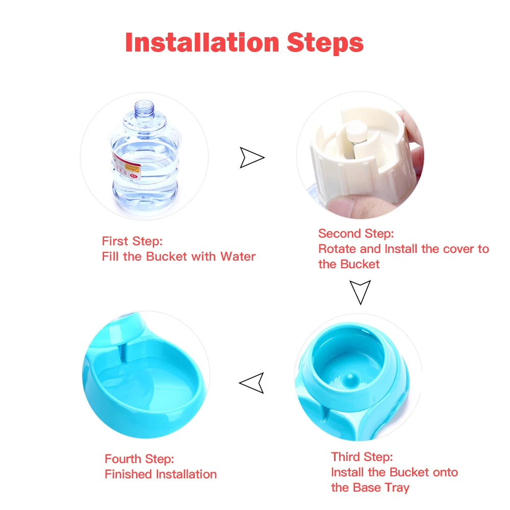 3.8L автоматическая бутылка с водой для домашних животных Еда диспенсер кормушка