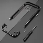Чехол для iPhone 12 12 Pro12 Pro Max Mini 11 Pro Max 13 Pro, Алюминиевый металлический бампер