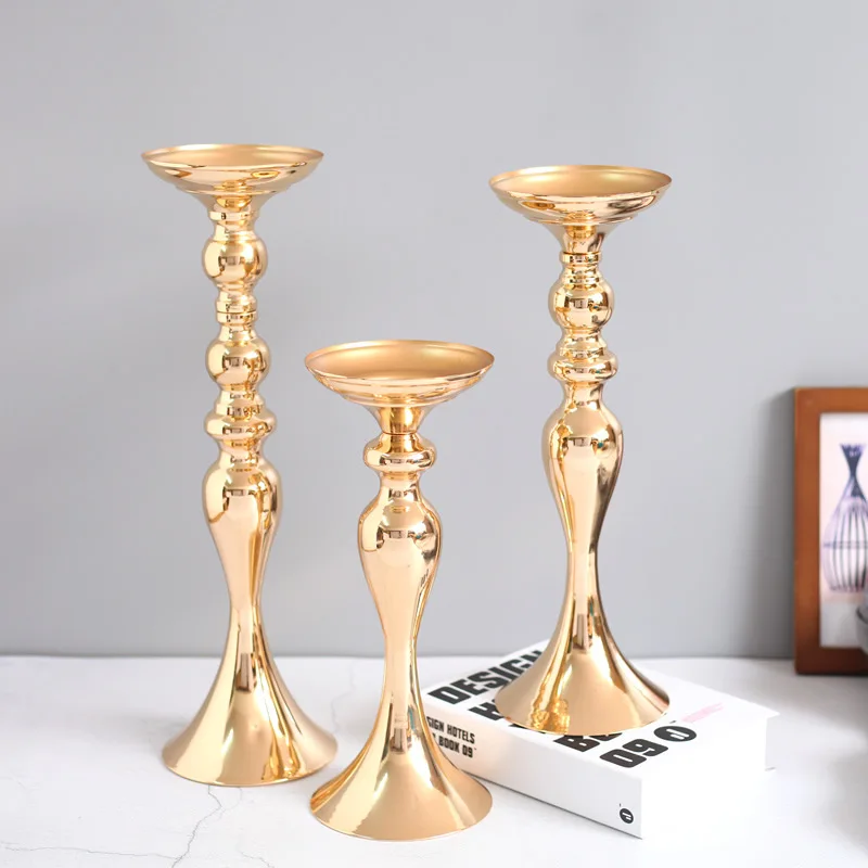 Vase Golden Mermaid Horn Candlestick Home Decoration Wedding Road Main Table Articles | Дом и сад