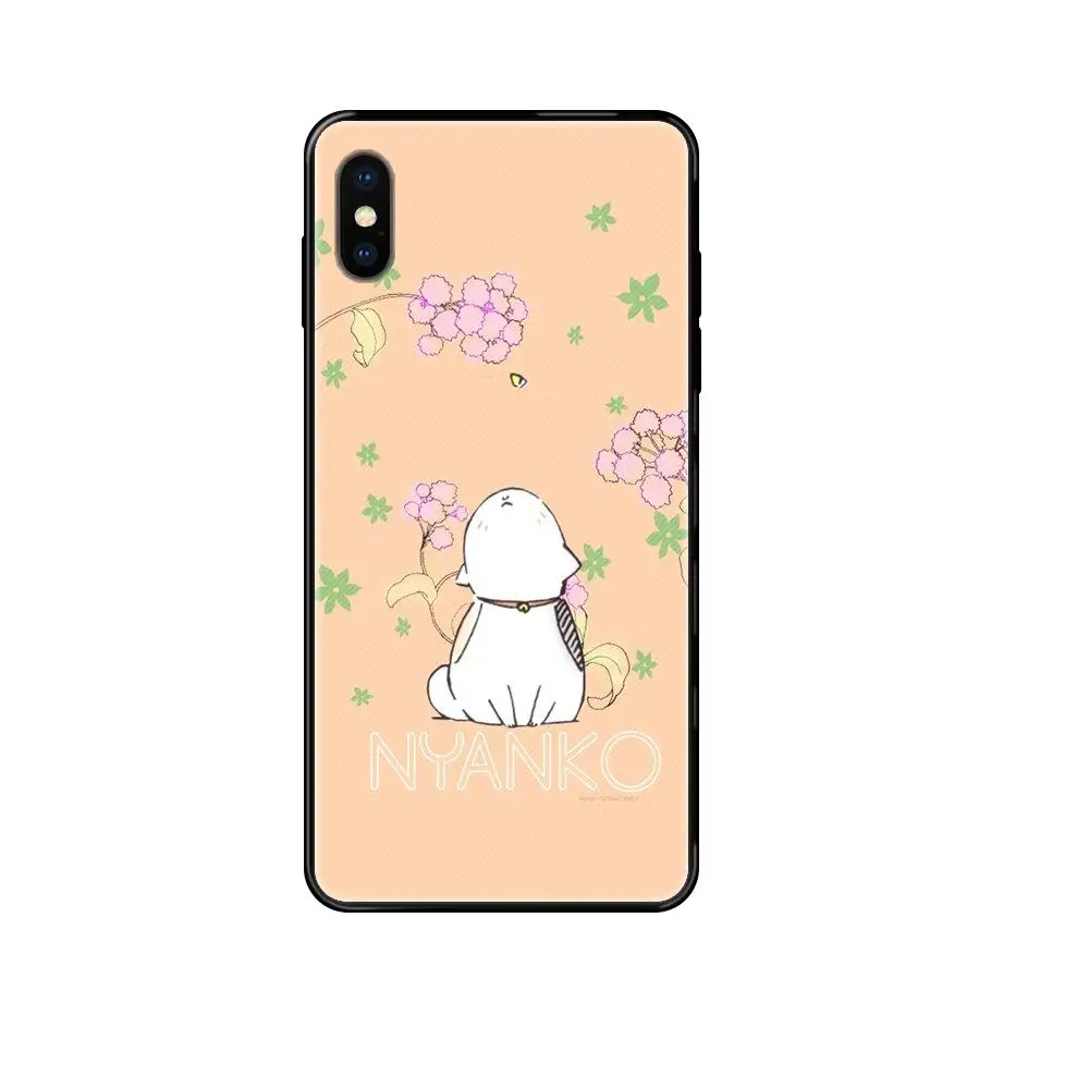 Black Soft TPU Phone Cover Case Favorite Natsume Yuujinchou Nyanko Sensei For Xiaomi Mi Note A1 A2 A3 5 5s 6 8 9 10 SE Lite Pro | Мобильные