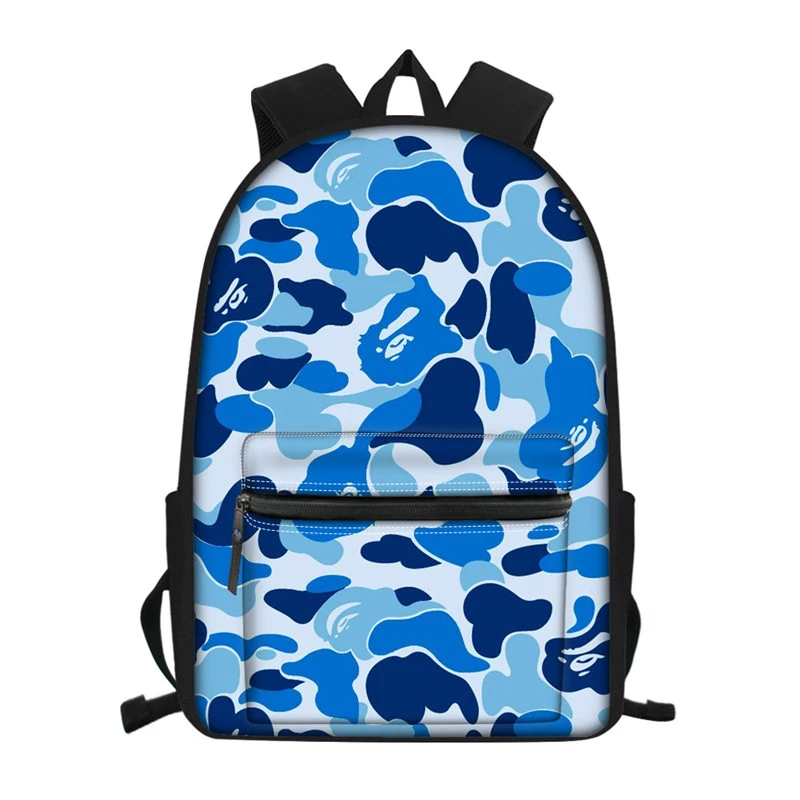 Зеленый камуфляжный рюкзак на заказ школьные ранцы молнии для девочек