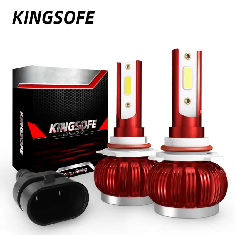 KINGSOFE 2 предмета H1 H4 H7 H11 9005 9006 светодиодный головной светильник комплект для