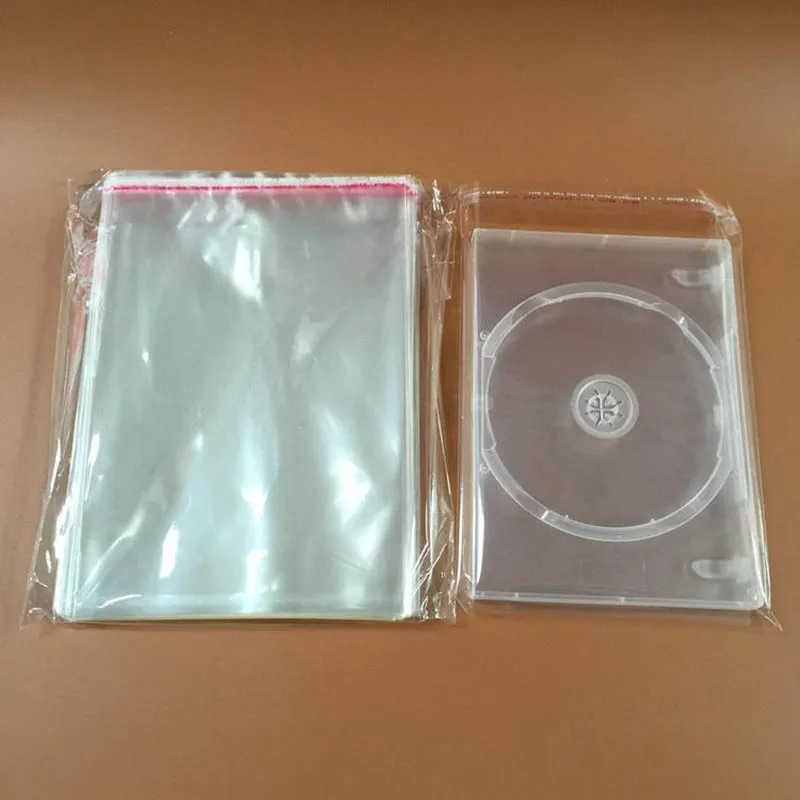 Пластиковые пакеты для хранения компакт-дисков и DVD 200 шт