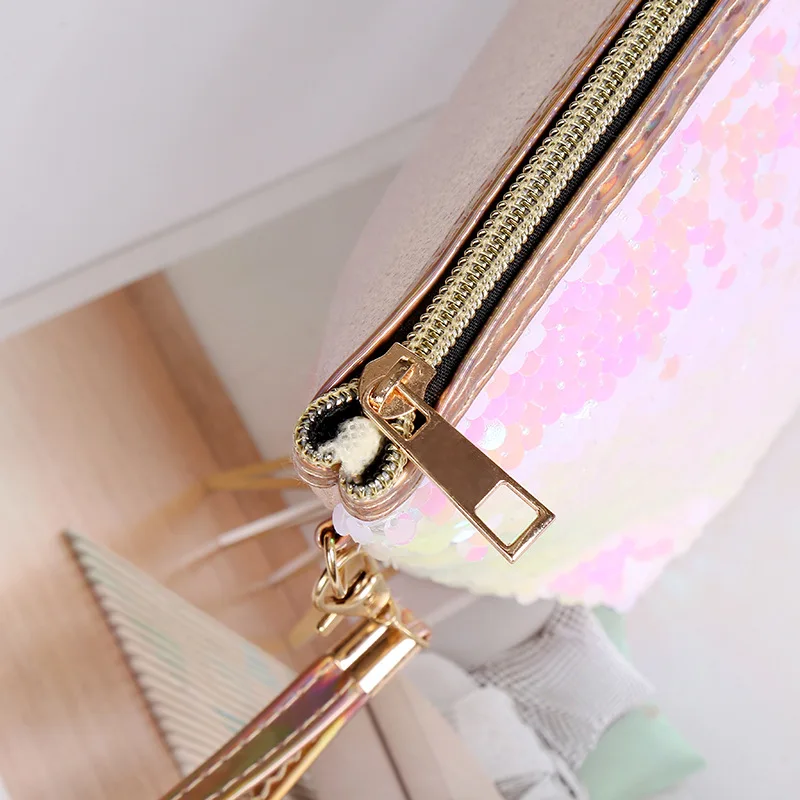 Платье с принтом бабочки блестки Водонепроницаемый Макияж сумка ремешком на