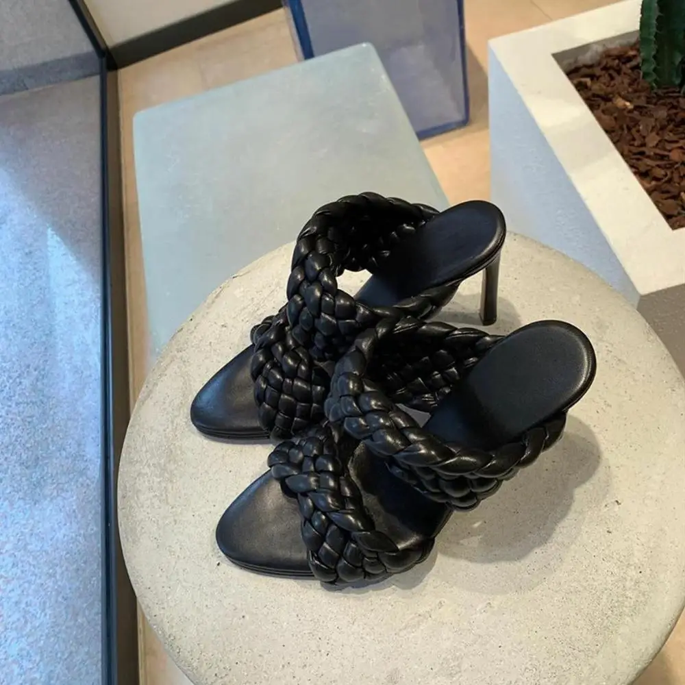 Туфли лодочки женские на шпильке пикантная летняя обувь с открытым носком туфли