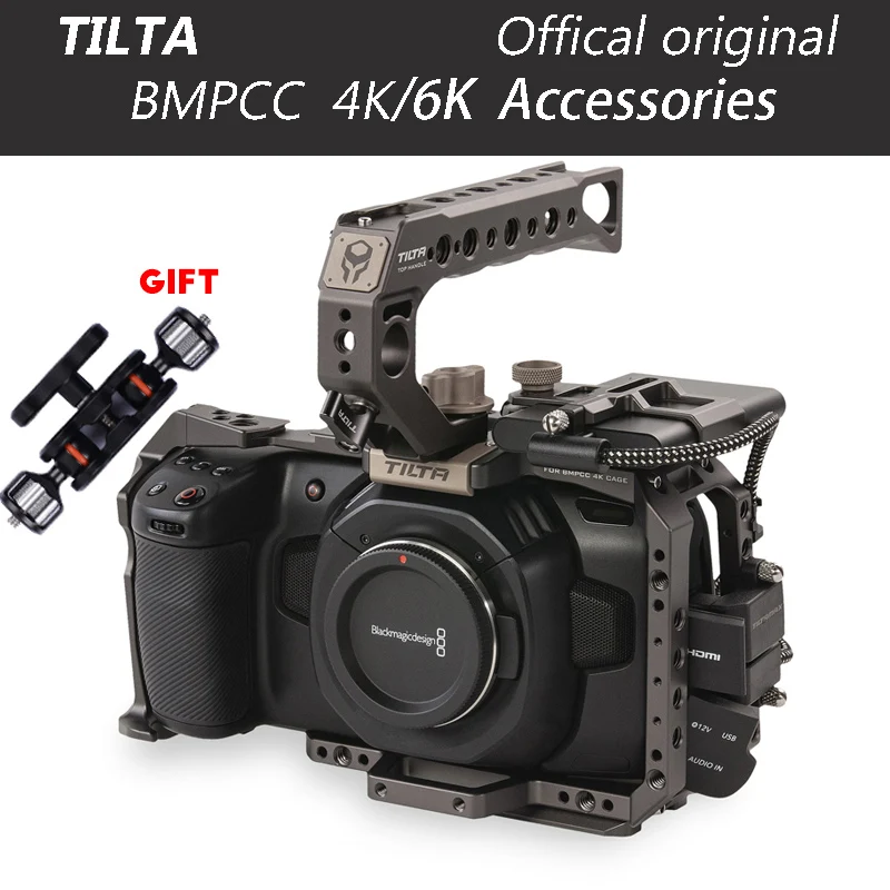 Tilta TA T01 B G BMPCC 4K 6K клетка Камера полный с ручкой сверху SSD диск держатель для