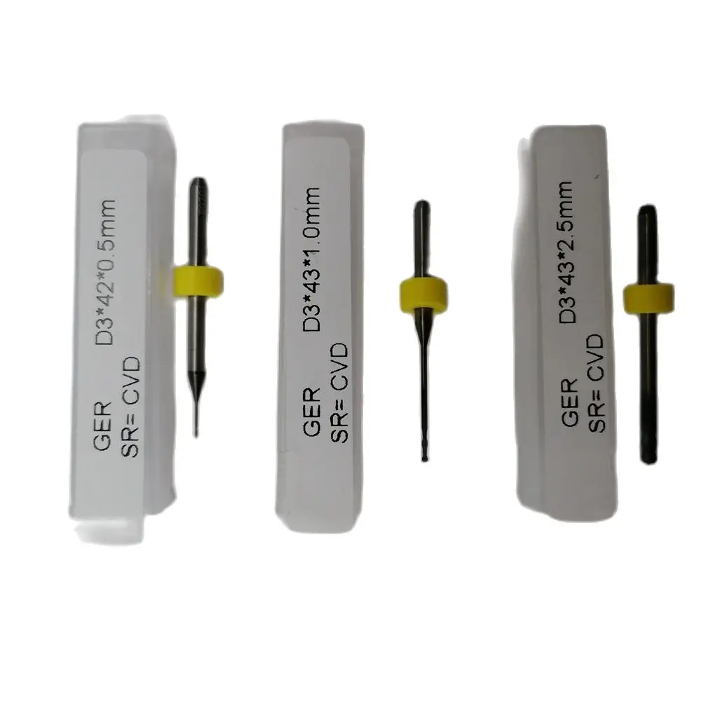 Стоматологические фрезы Sirona inLab MCX5 с алмазным покрытием (CVD) Cad Cam Burst Burs 800-1000 шт.
