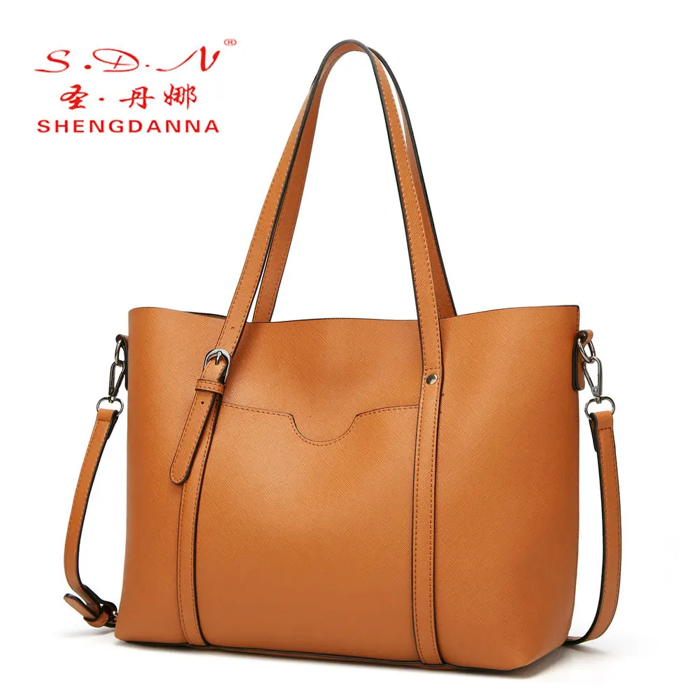 SDN Новая модная подходящая ко всему женская сумка через плечо однотонная