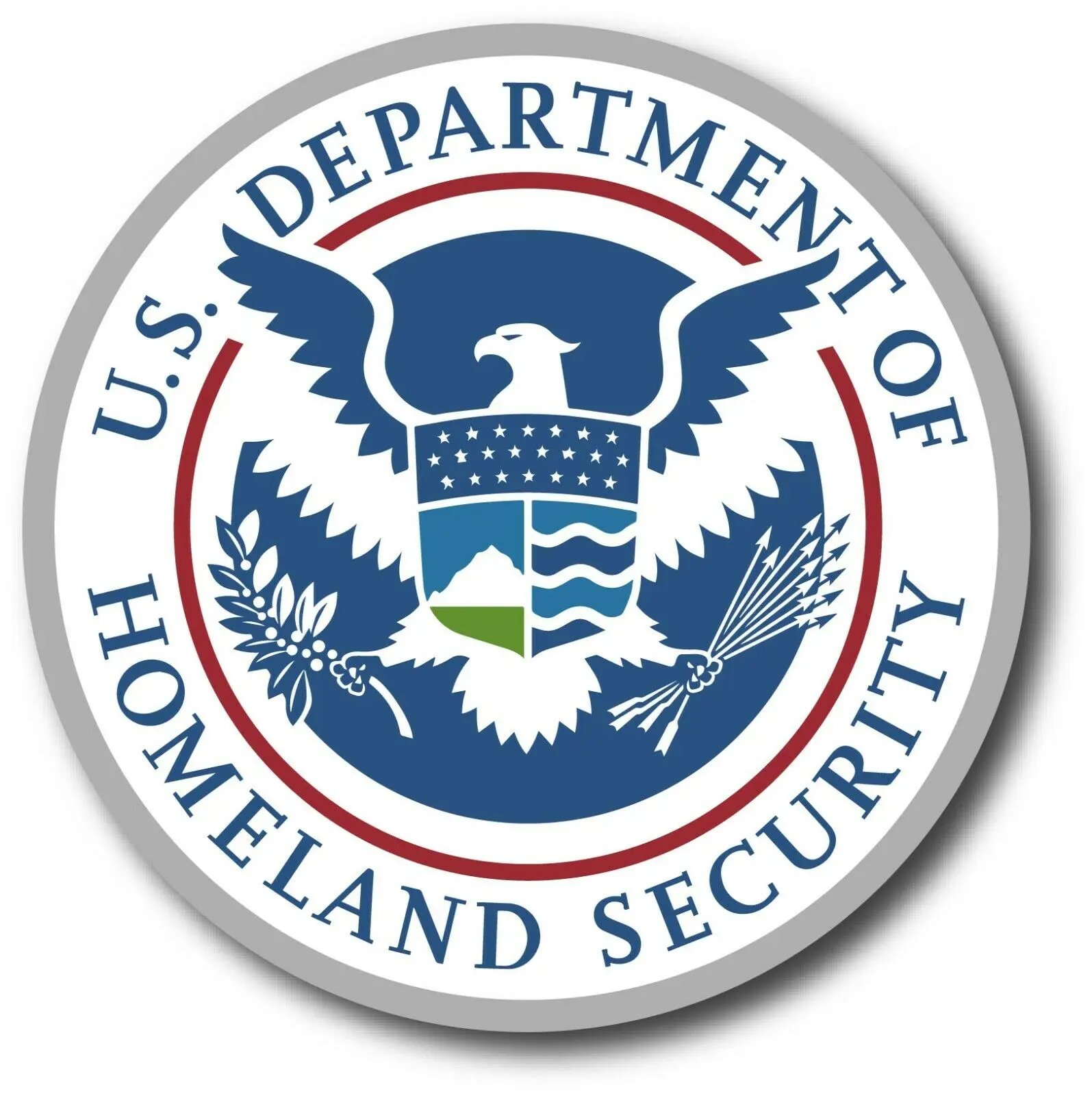 

DEPARTMENT OF HOMELAND SECURITY DECAL STICKER USA VEHICLE CAR WINDOW Accessories High Quality KK Vinyl Decals Waterproof PVC