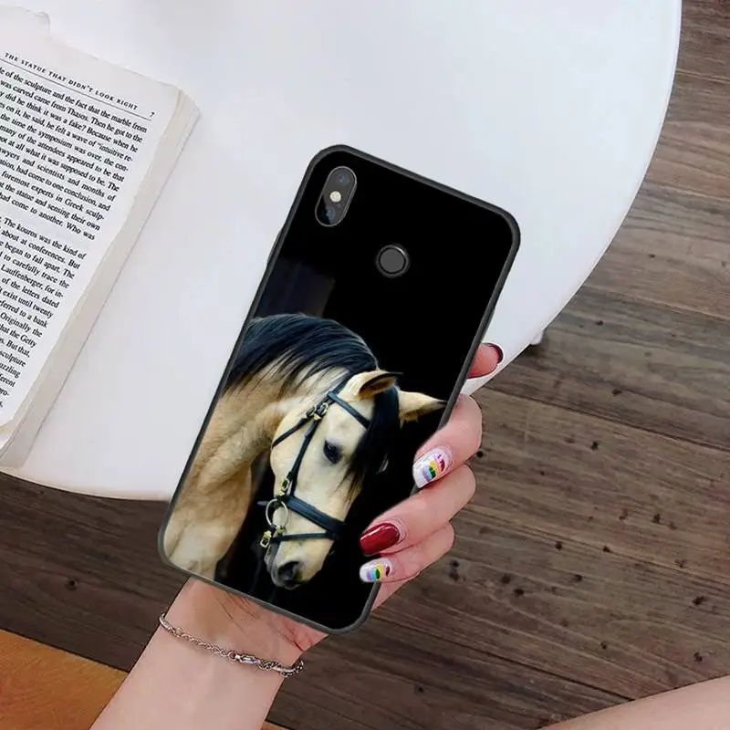 

Handsome Horse Animal Phone Case For Xiaomi Redmi note 7 8 9 t k30 max3 9 s 10 pro lite