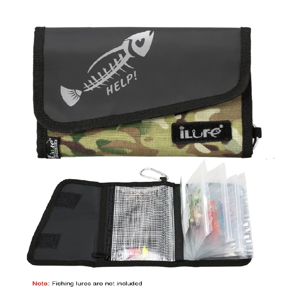 Водонепроницаемая Холщовая Сумка для рыболовных приманок мягкие сумки