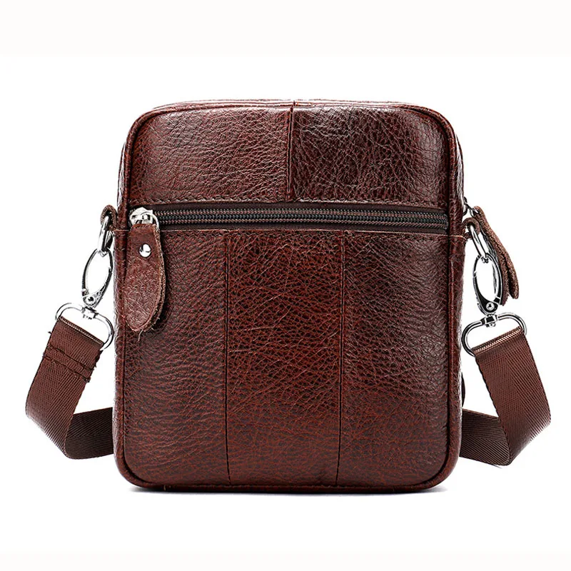 BOLEKE Casual Men Briefcase Cowhide Leather Business Bag Male Vintage Men's Messenger Small Shoulder Bags Crossbody For |