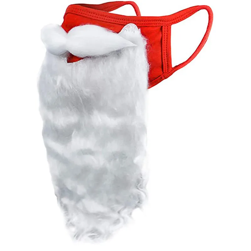 

Рождественское украшение 3D маски Санта-Клауса бороды для взрослых унисекс смешные многоразовые маски для лица Санта-Клауса щит для рождест...