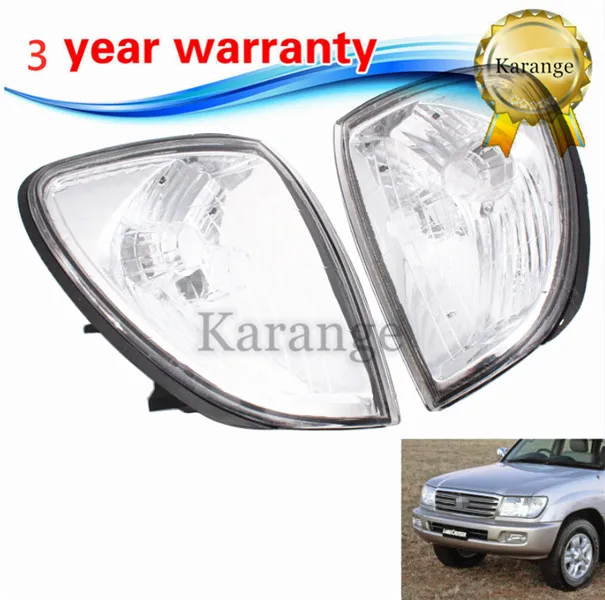 2 шт. передние угловые фары 81520-60350 81510-60480 для Toyota Land Cruiser 100 1998-2005 | Автомобили и