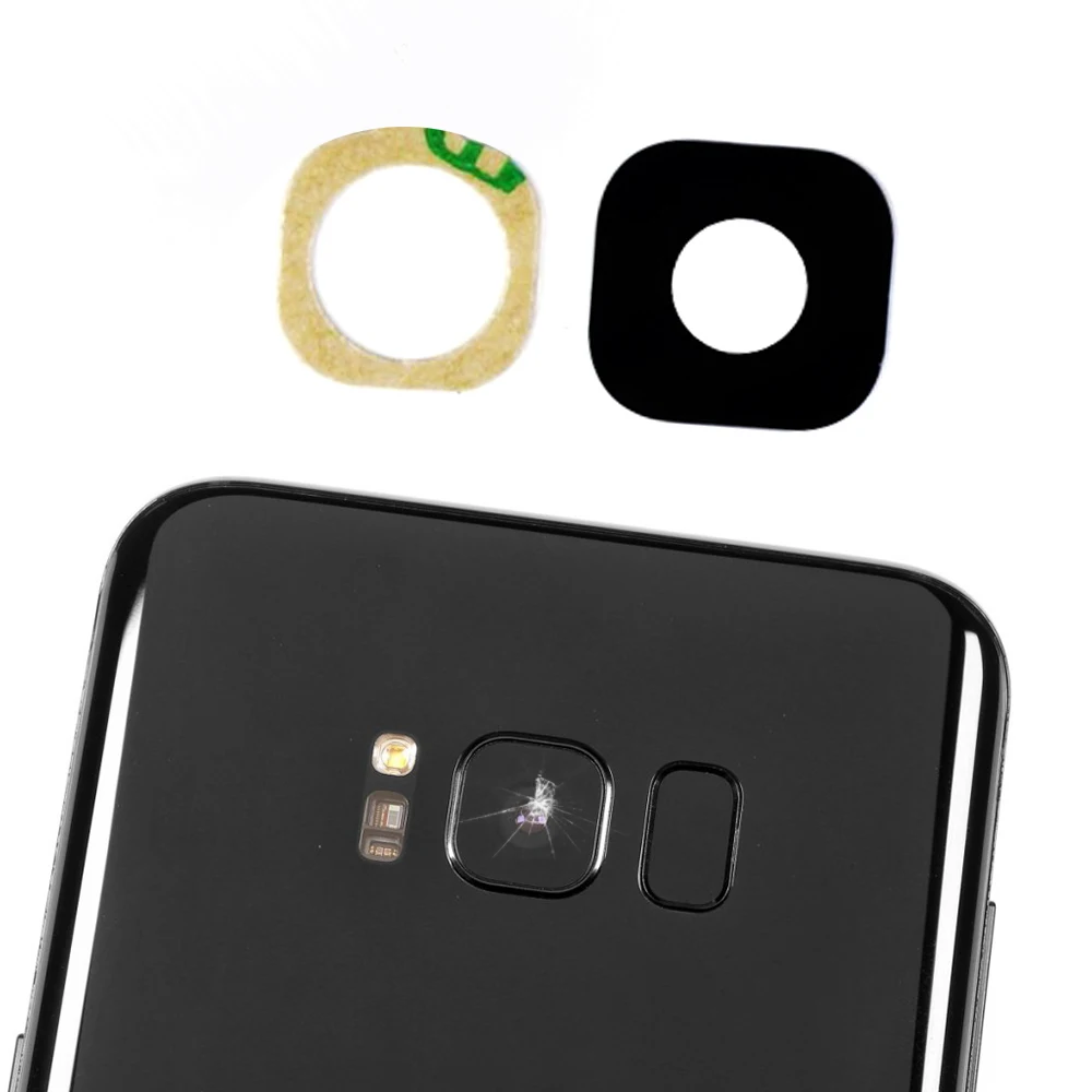 

20-100 шт., стеклянные линзы для задней камеры Samsung S8 Plus S8Plus