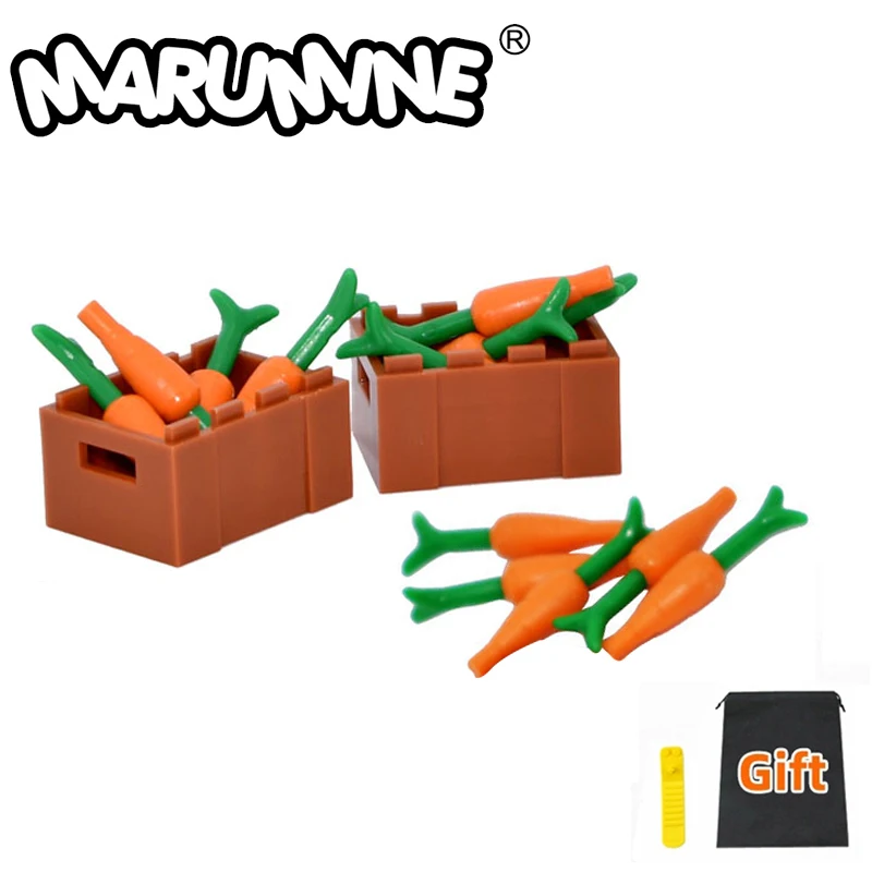 Marumine 50 шт в наборе морковь кирпичи часть 3172 33183 мс классические строительные
