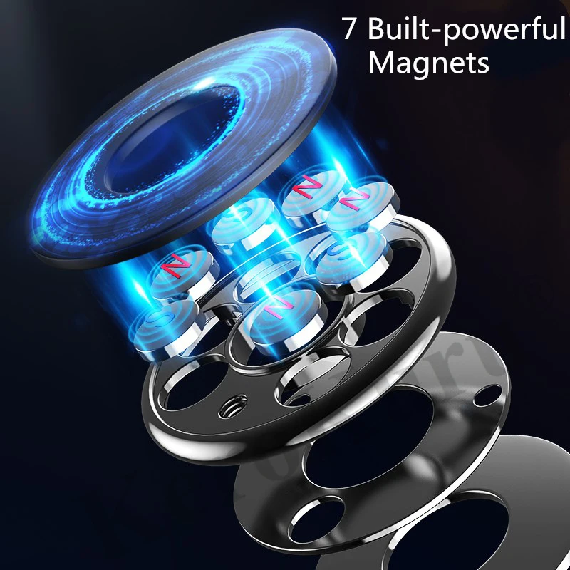 Magnetic Car Phone Holder Stand For iPhone 12 Xiaomi Redmi Huawei Samsung Magnet Mount Mobile Cell Phone Stand Cellphone Bracket