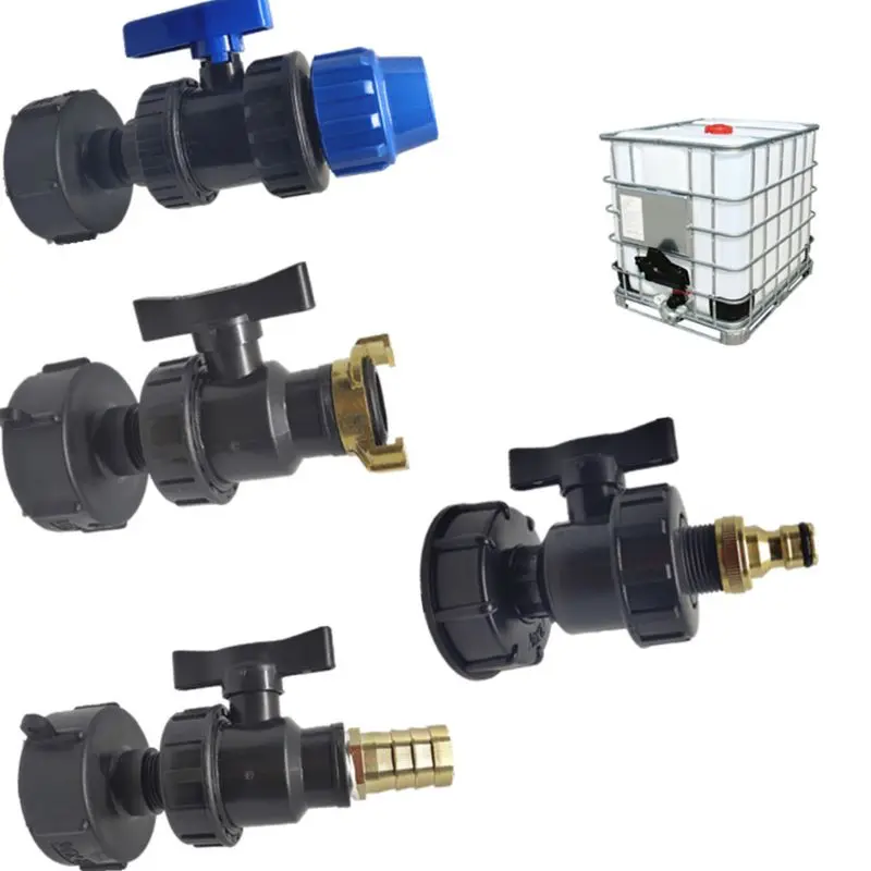 

2" IBC TANK S60X6 fittings/adapter/water connector kit to barbed hose outlet