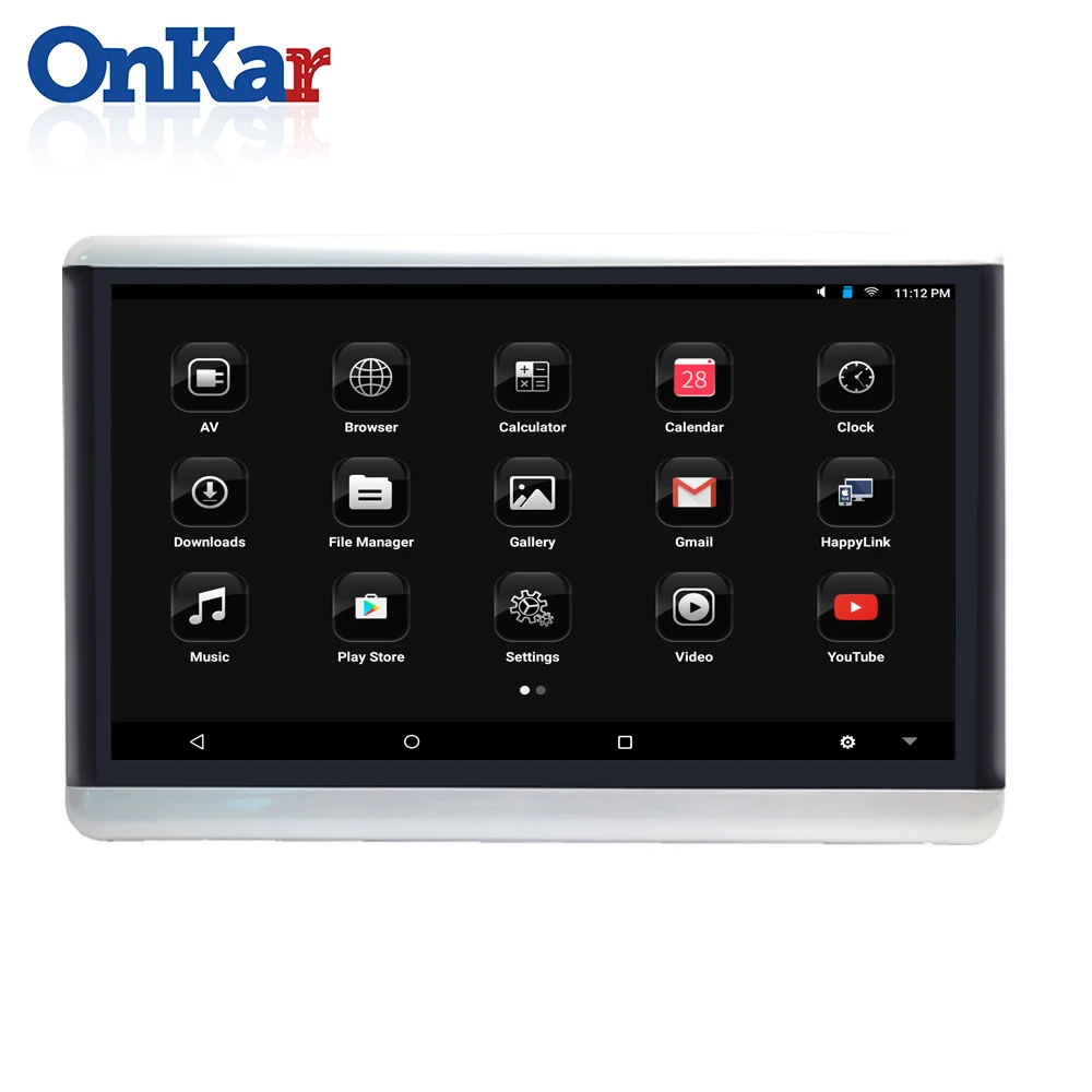 ONKAR 10,6 дюймов Android автомобильный подголовник монитор 1920*1200 HD 1080P wifi FM SD HDMI av вход/выход MP4 MP5 Поддержка Bluetooth наушники