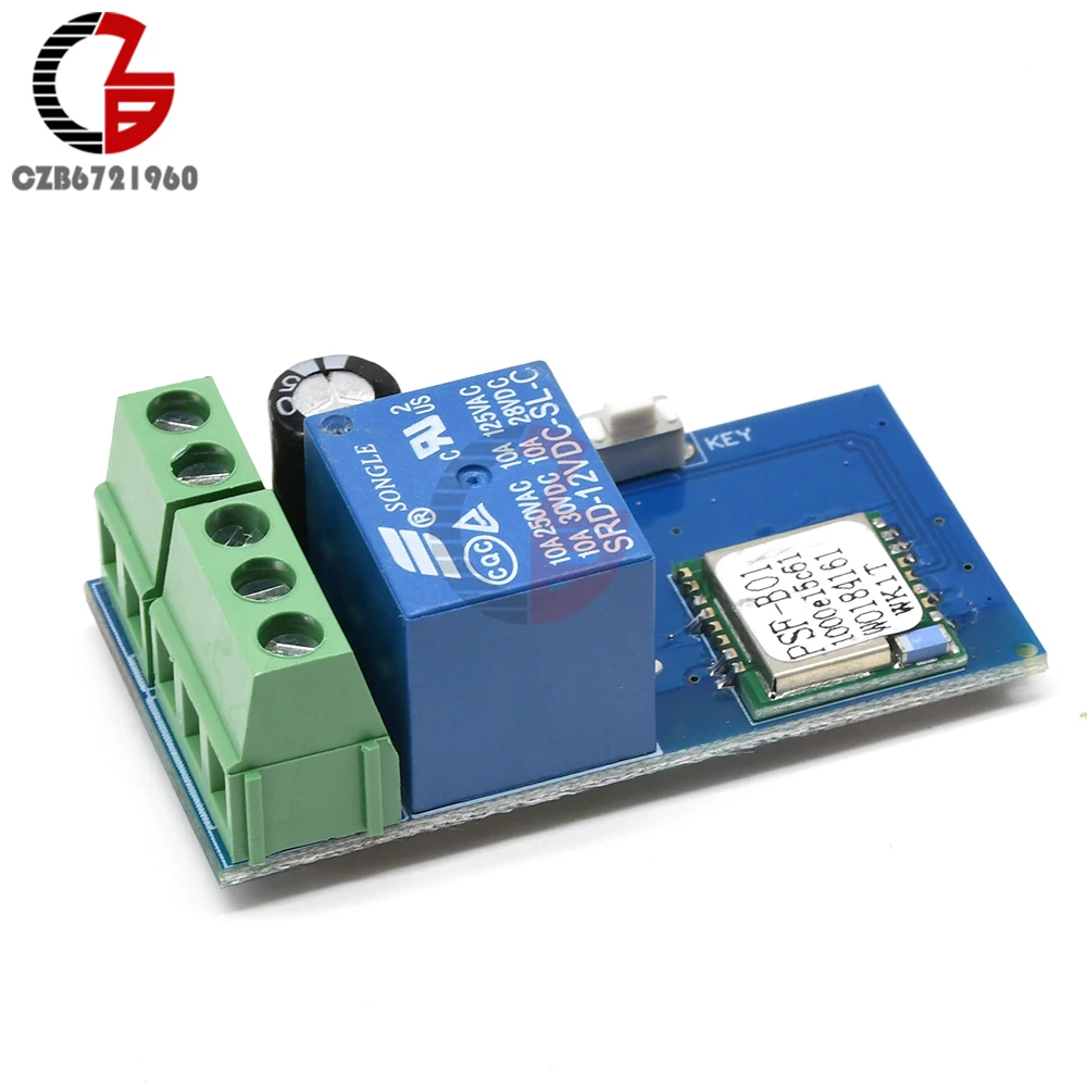 DC 12V беспроводной Wifi релейный модуль мобильный телефон управление таймером режим