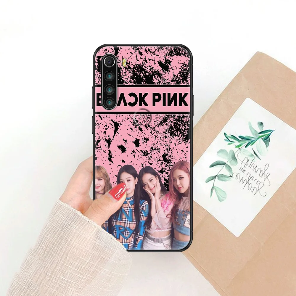 

KPOP BlackPinks Lisa Phone case For Xiaomi Redmi Note 7 7A 8 8T 9 9A 9S 10 K30 Pro Ultra black soft bumper trend shell silicone