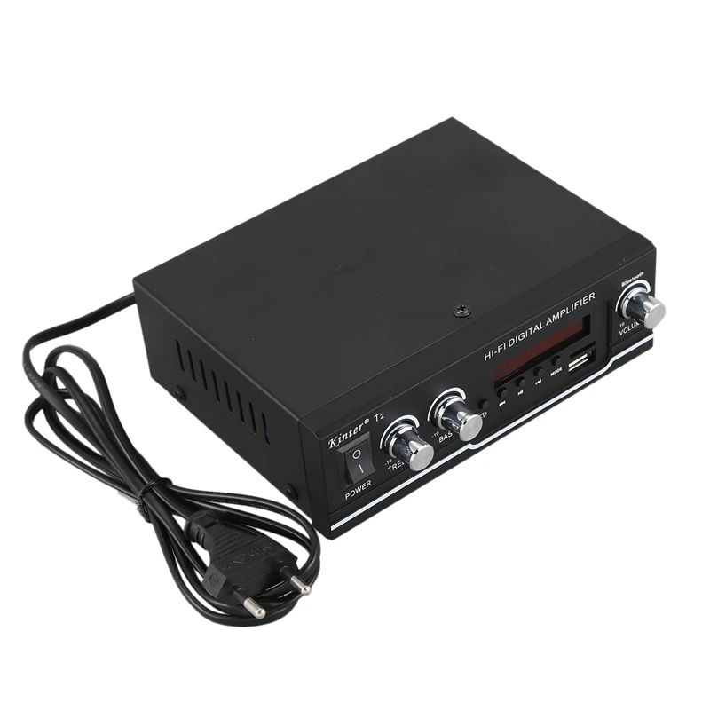 Kinter T2 Hifi автомобильный усилитель o 2.0CH 20 Вт стерео звук для Bluetooth USB TF вход FM радио