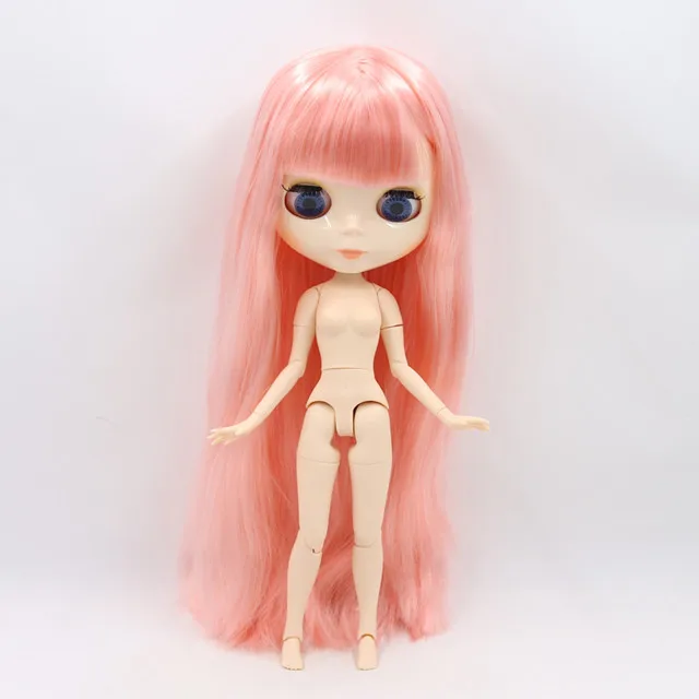 Ледяная фабрика Blyth кукла 1/6 BJD индивидуальные обнаженные тела с белой кожей, глянцевое лицо, подарок для девочки, игрушка - Цвет: BL1010 B