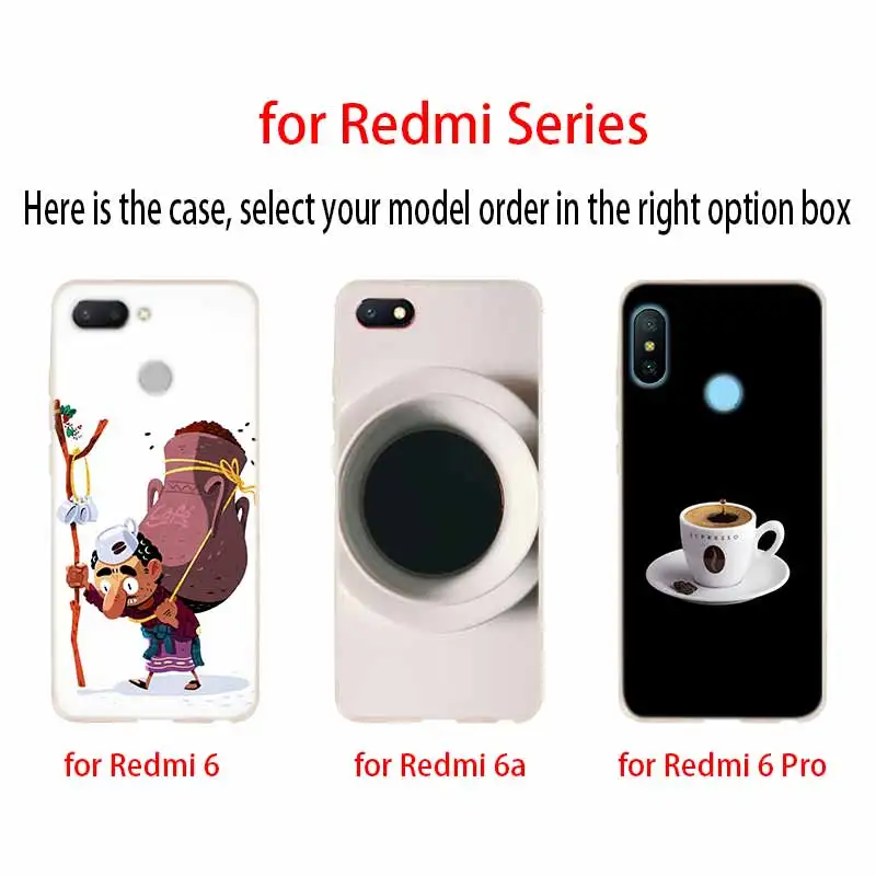 Soft Case For Xiaomi Redmi Note 10 9 8 7 6 5 Pro Max 10S 9S 9T 8T 4G 5G Cover Coffe Break | Мобильные телефоны и