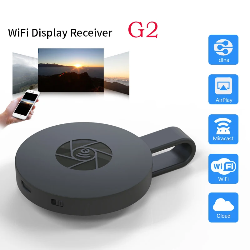 

G2 TV Stick for MiraScreen 1080P Display Receiver Anycast HDMI-compatible Miracast Wifi TV Dongle for Android IOS Mirror Screen