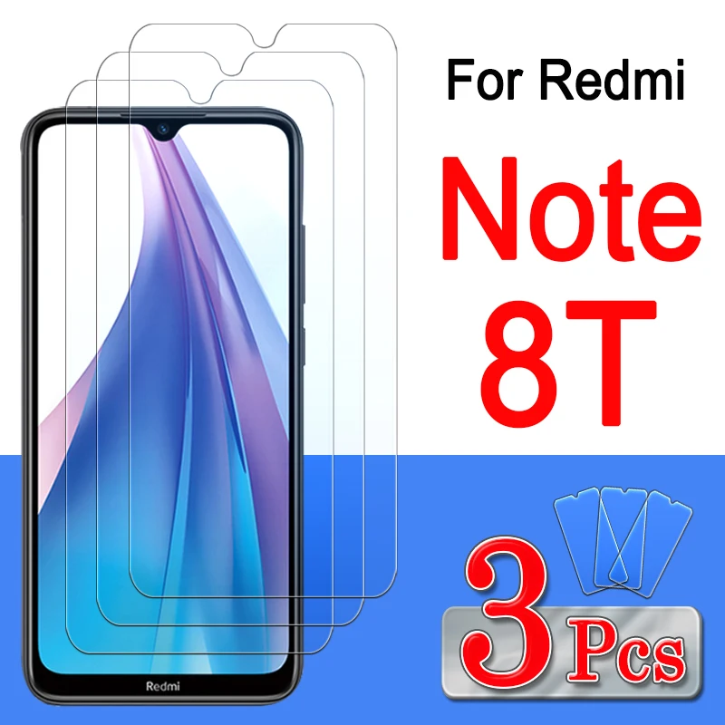 3 шт. note8t Защитное стекло для xiaomi redmi note 8 t Защитная пленка экрана notes t8 ksiomi лист
