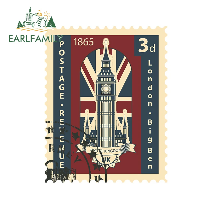EARLFAMILY 13 см x 10 для Винтаж Марка Биг Бен башня личность автомобильные