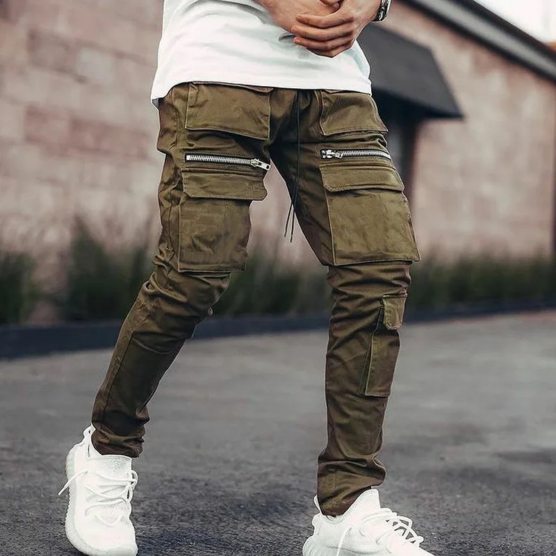 

Autumn NEW Cargo Pants Man 2021 Hip Hop Streetwear Jogger Pant Fashion Trousers Fitness Casual Joggers Sweatpants Men Pants