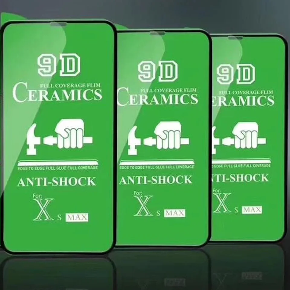 50pcslot 9d soft ceramics protection film for iphone 13 12 pro max 11 pro xs max x xr 7 8 plus screen protector tempered glass free global shipping