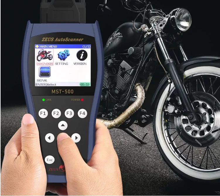 MST500 Азиатский диагностический инструмент для мотоцикла Zeus Motor-scan универсальный