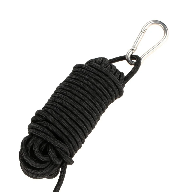 

H053 30ft Marine Rope Tow Line Harness Buoy Ball Float Leash & Stainless Steel Hook