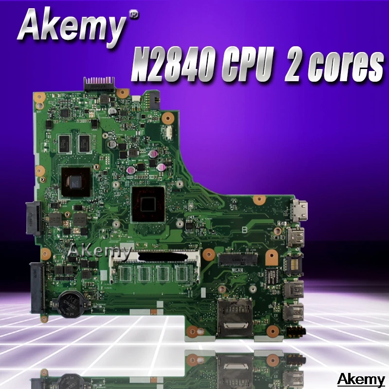 

X450MJ Laptop Motherboard For Asus X450MD X450M X452M X450MJ Mainboard 100% Tested With N2840 CPU 2 cores