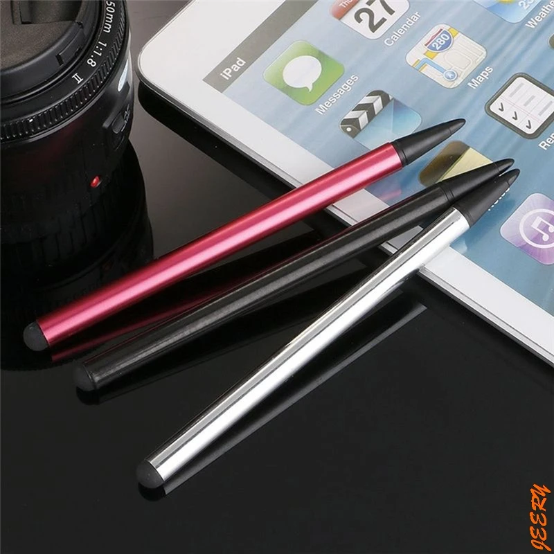 

2 in 1 Touch Screen Stylus Pen Ballpoint for Phone Tablet Smartphone New