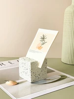minimalist modern cement concrete card holder molds office desk organizer molds business card holder molds for desk