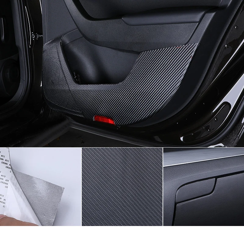 

Lsrtw2017 Car Door Co-pilot Storage Anti-kick Mat for Skoda Superb 2016 2017 2018 2019 2020 Interior Mouldings Accessories