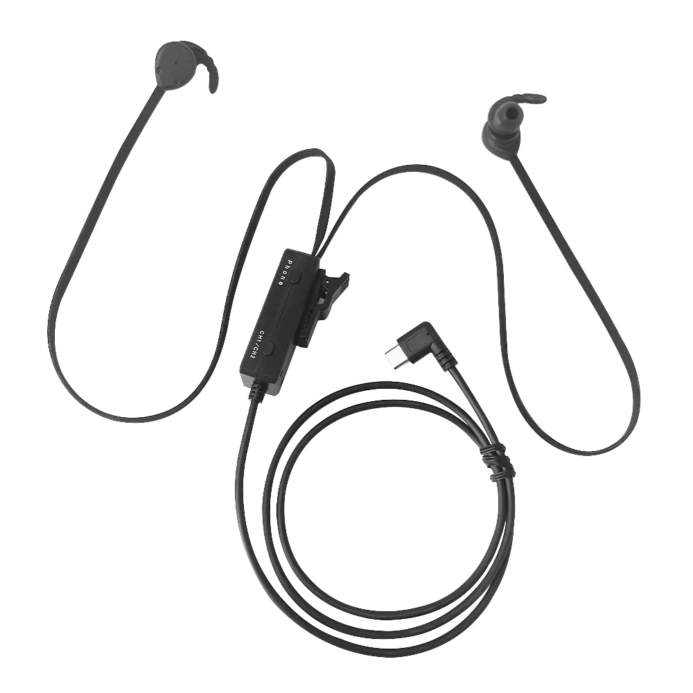 Наушники с двойным объективом проводная USB-камера зажимом для ушей веб-камера BT и