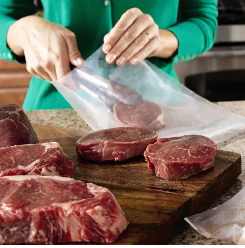 Вакуумные пакеты для пищевых продуктов, вакуумный упаковщик, пищевая свежесть, длительное хранение, 12+ 17+ 15+ 20+ 25+ 28 см* 500 см, рулоны/партия, пакеты для вакуумного упаковщика