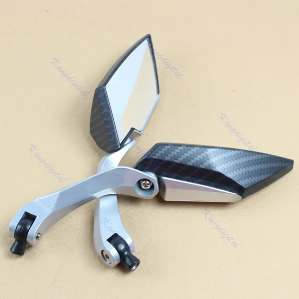 

Black 8mm 10mm Diamond Motor Rearview Rear View Side Mirror Motorcycle Universal Dropshipping