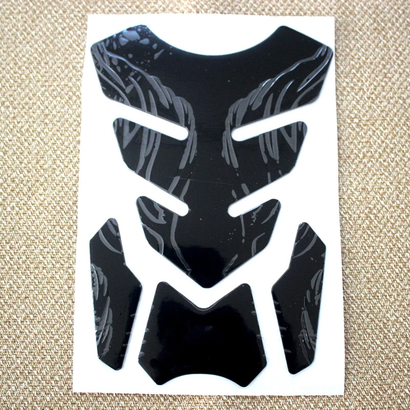 

Onever New 3D Tankpad Stickers Oil Gas Tank Pad Sticker Protector Cover Practical Waterproof Decoration Flame Motorcycle Sticker