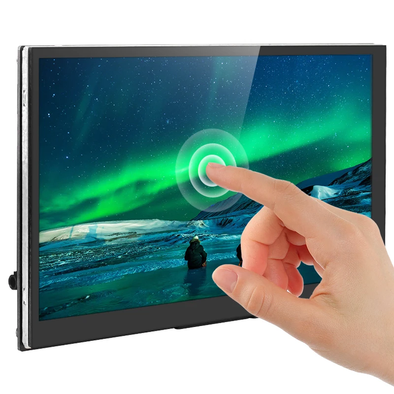 Raspberry Pi 4 Model B 7 Inch IPS LCD 1024x600 Touch Screen Adjustable Backlight Display + Bracket for 4B/3B+/3B/PC |