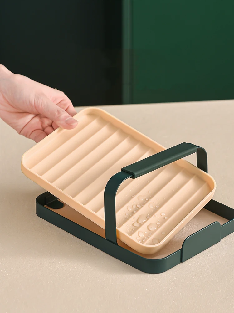 Кухонная стойка для крышек столешница двухцветная кованая Нескользящая съемная