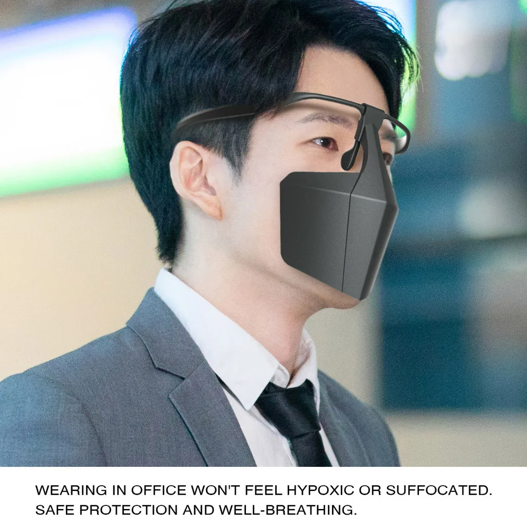 Мужская маска для лица против брызг Защитная спрей t-маска загрязнения анти-Слюна